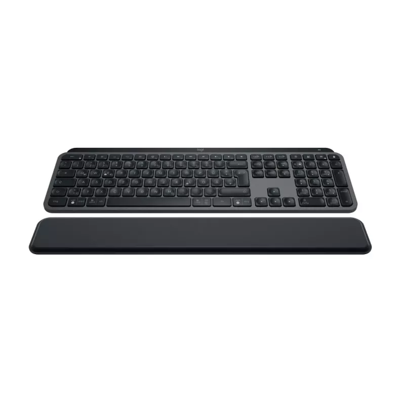 LOGITECH MX Keys S klaviatuur grafiithall koos peopesatugedega QWERTZ-saksa keel