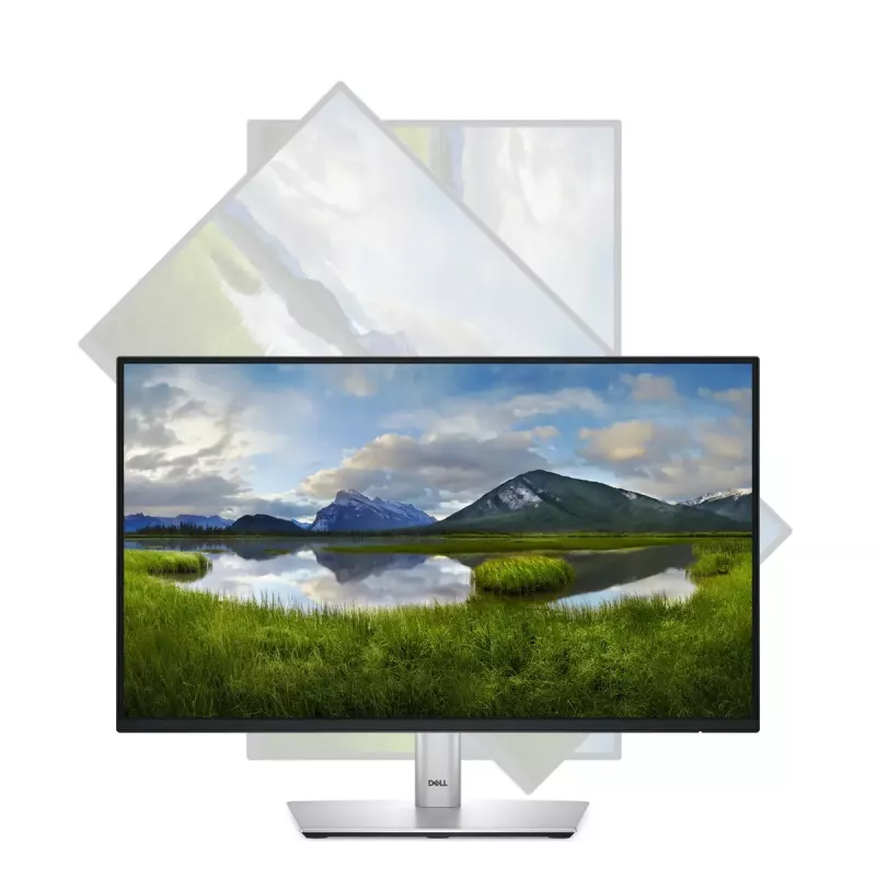 DELL P Series P2225H arvutimonitor 54,6 cm (21,5 tolli) 1920 x 1080 pikslit Full HD LCD must, hõbedane