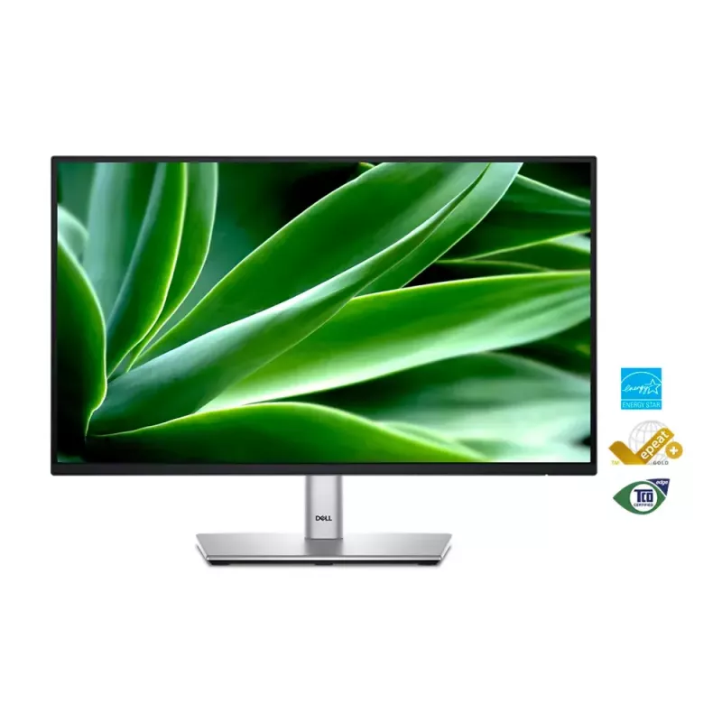 DELL P Series P2225H arvutimonitor 54,6 cm (21,5 tolli) 1920 x 1080 pikslit Full HD LCD must, hõbedane