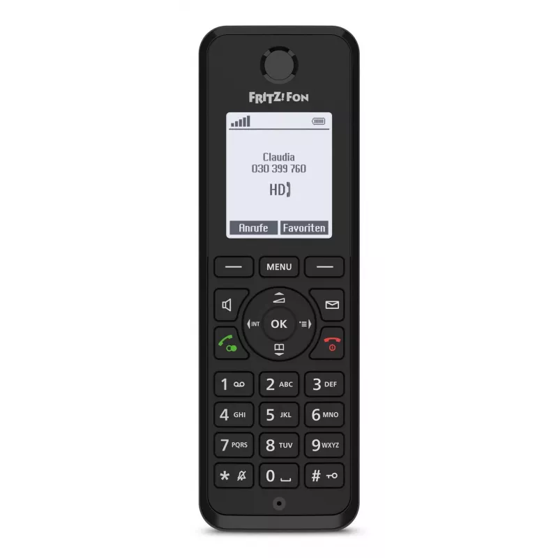 DECT telefon FRITZ Fon M3 juhtmeta telefonitoru helistaja ID must