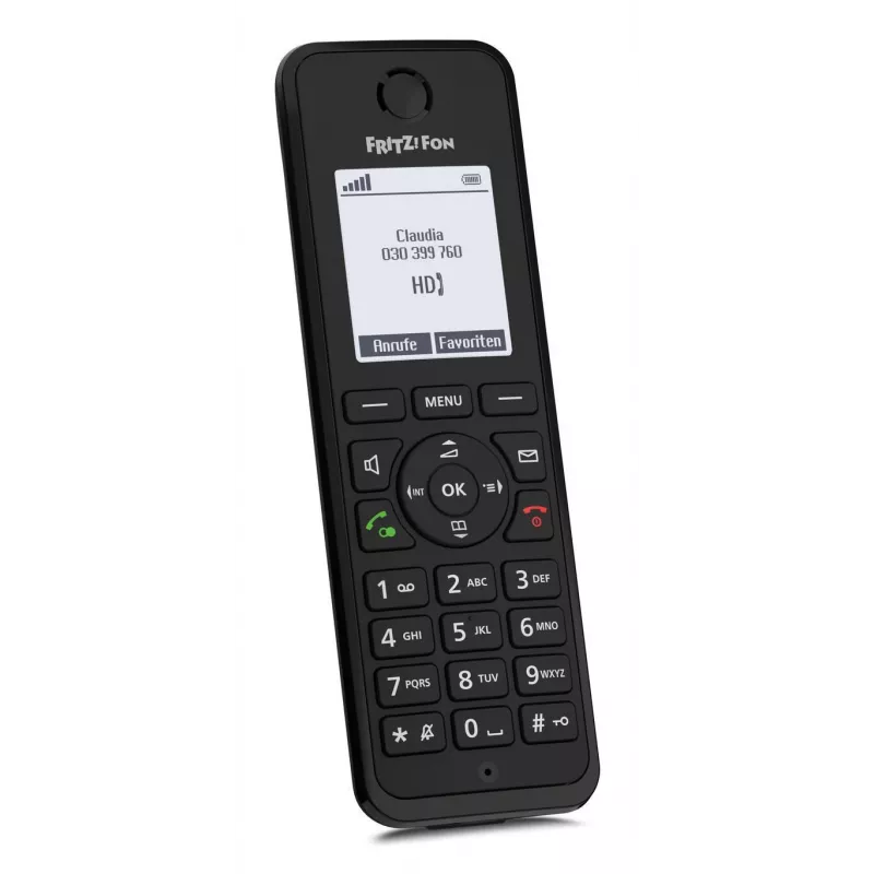 DECT telefon FRITZ Fon M3 juhtmeta telefonitoru helistaja ID must