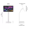LG 32U889SA-W arvutimonitor 80 cm (31,5 tolli) 3840 x 2160 pikslit 4K Ultra HD LCD puuteekraaniga Kiosk Valge