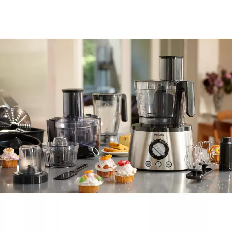 Köögikombain Philips HR7778/00 3,4 L kauss, 1300 W, 32 funktsiooni, 12 kiirust, roostevaba teras