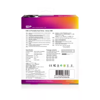 Väline kõvaketas Silicon Power 2TB USB 3.2 Armor A80