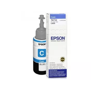 Epson T6732 tsüaan tindipudel 70ml, Originaal, Photo tsüaan, Epson L800, Standardmahuga, Tindiprint, Indoneesia