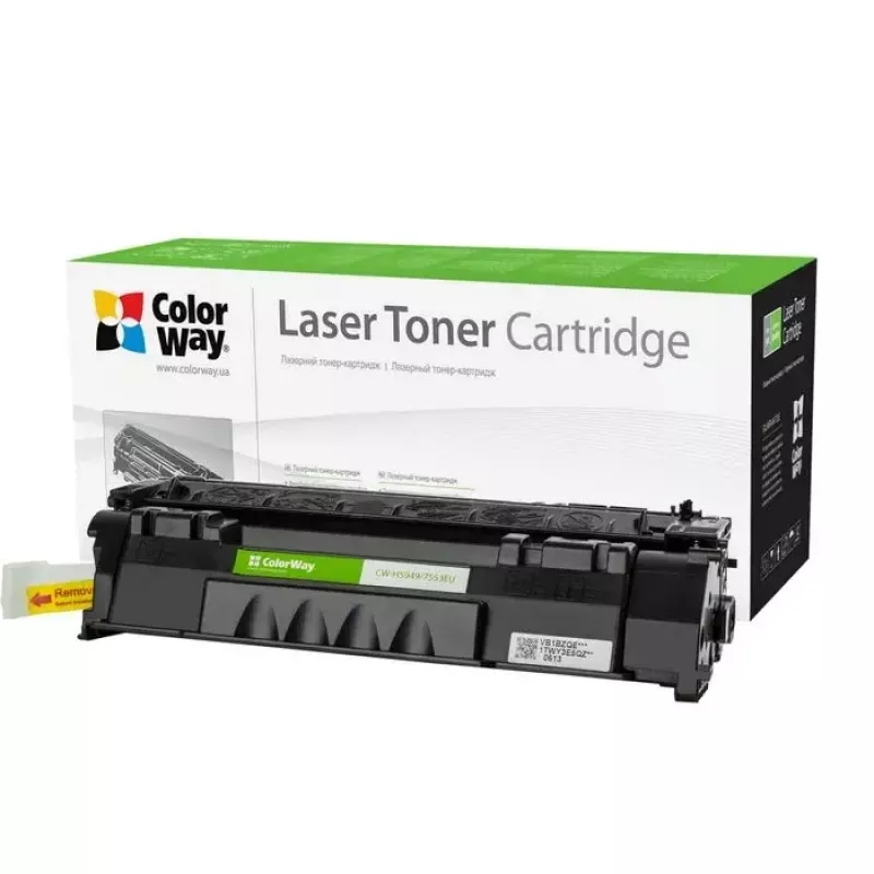 Tonerikassett ColorWay CW-H5949/7553M 3000 lehekülge Must