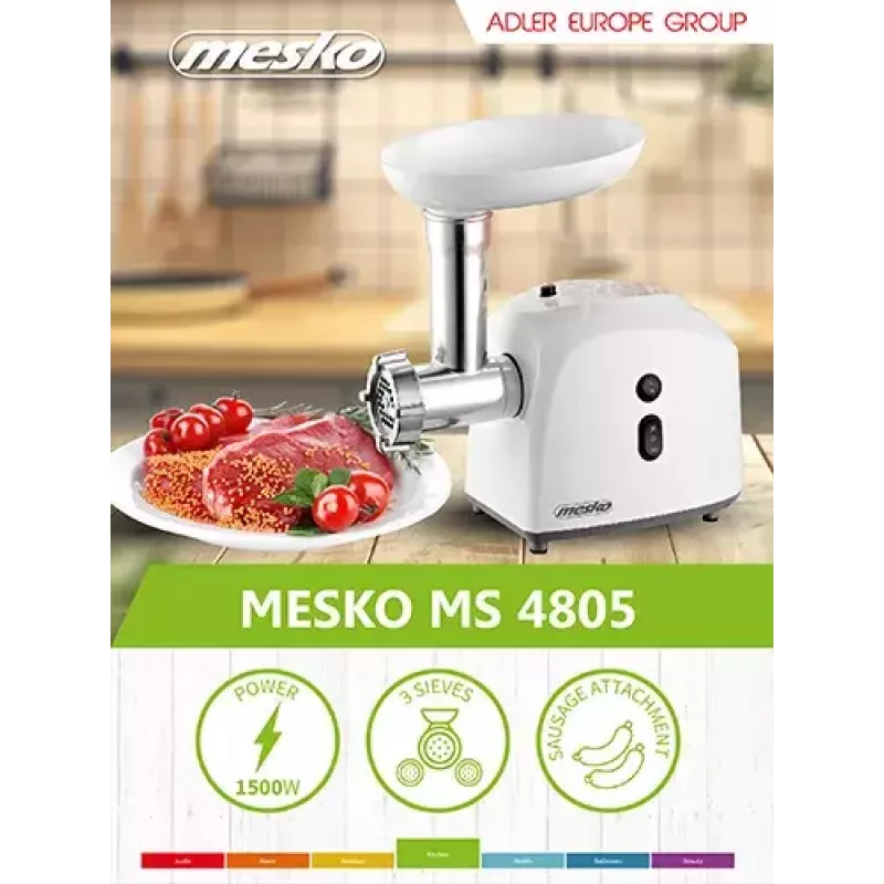 Hakklihamasin Mesko Home MS 4805 600 W Valge