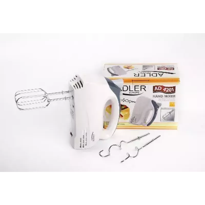 Käsisegisti Adler AD 4201 g — 300 W, 1 kg, hall/valge