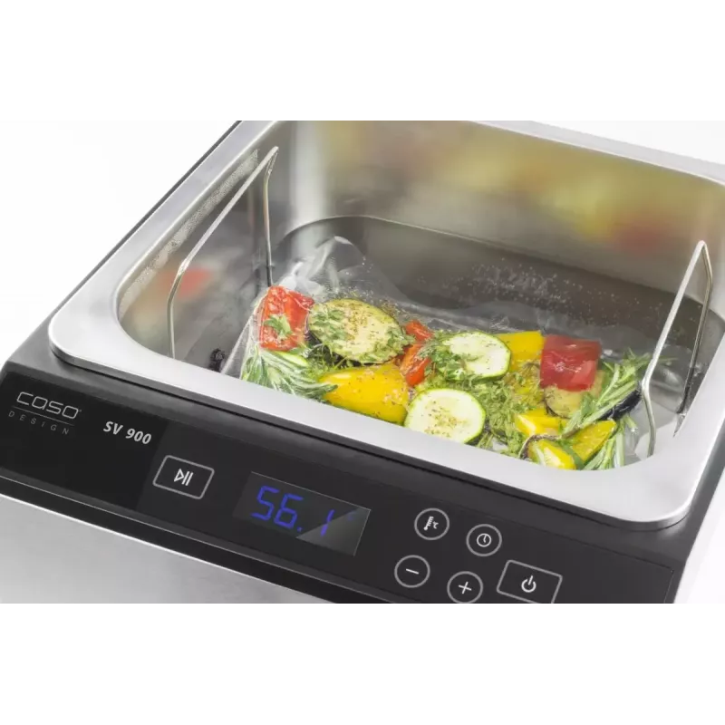 Sukel-sous-vide seade Caso SV900 2000 W roostevabast terasest sukeltsirkulaator täpseks madalatemperatuuriliseks küpsetamiseks