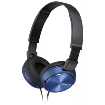 Sony MDR-ZX310, juhtmega, 10 - 24000 Hz, muusika, 125 g, kõrvaklapid, sinine