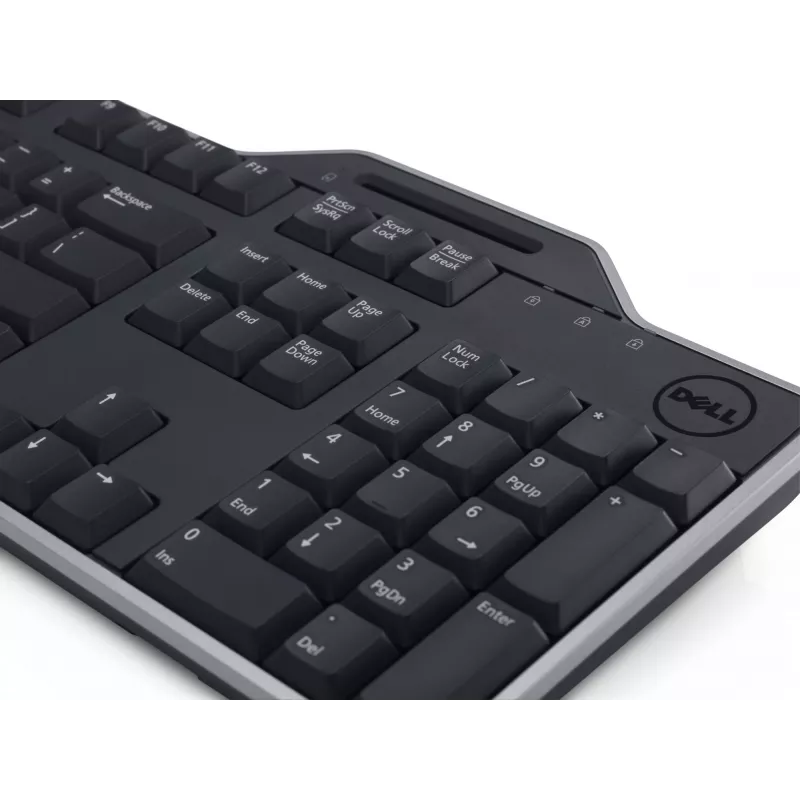DELL Pro Smartcard klaviatuur - KB813 - Vene (QWERTY), täissuuruses (100%), juhtmega, USB, QWERTY, must