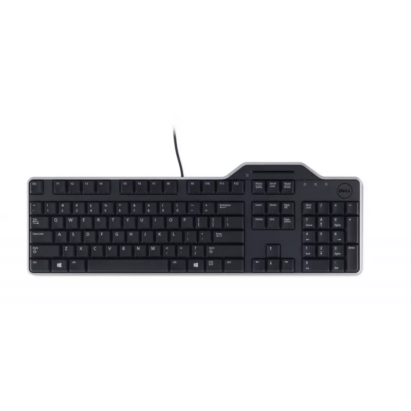 DELL Pro Smartcard klaviatuur - KB813 - Vene (QWERTY), täissuuruses (100%), juhtmega, USB, QWERTY, must