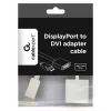 Videokaabli adapter GEMBIRD DisplayPort - HDMI tüüp A 0,1 m valge