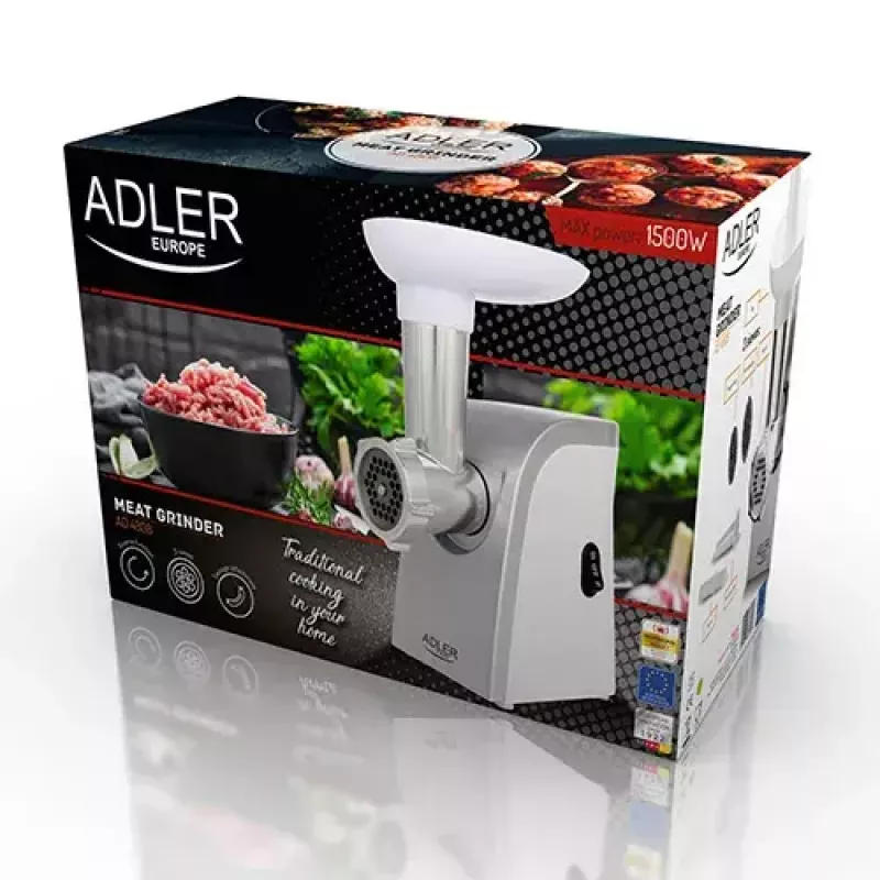 Hakklihamasin Adler AD 4808 350 W valge