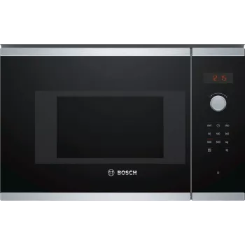 Bosch Serie 4 BFL523MS0 mikrolaineahi Must, Roostevaba teras Eraldiseisev mikrolaineahi Sisseehitatav 20 L 800 W