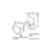 Bosch Serie 4 BFL523MS0 mikrolaineahi Must, Roostevaba teras Eraldiseisev mikrolaineahi Sisseehitatav 20 L 800 W