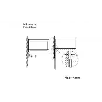 Bosch BFL520MS0 mikrolaineahi Must, Roostevaba teras Kombineeritud mikrolaineahi Sisseehitatav 20 L 800 W
