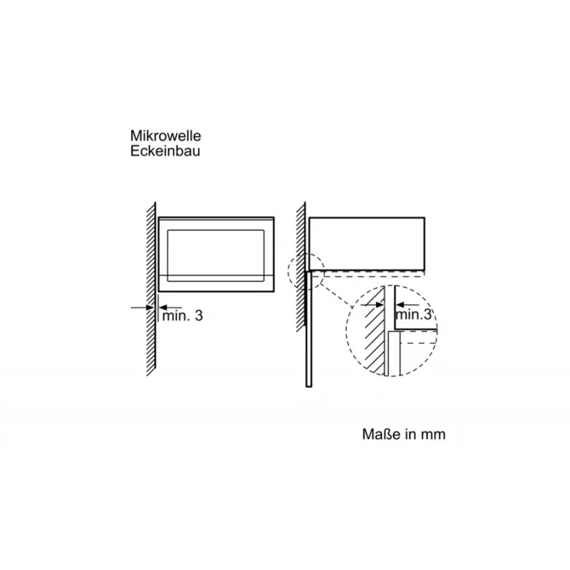 Bosch BFL520MS0 mikrolaineahi Must, Roostevaba teras Kombineeritud mikrolaineahi Sisseehitatav 20 L 800 W