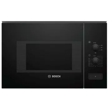 Sisseehitatav soolomikrolaineahi Bosch Serie 4 BFL520MB0 — 800 W, 20 L, pöördnuppjuhtimine, must