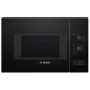 Sisseehitatav soolomikrolaineahi Bosch Serie 4 BFL520MB0 — 800 W, 20 L, pöördnuppjuhtimine, must