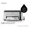 Inkjet-printer Epson EcoTank ET‑M1100 — monokroom, A4, 32 ppm, 1440×720 dpi, integreeritud tindipaak, USB 2.0, hall/must