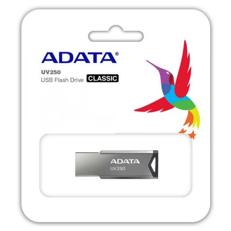 ADATA UV250 USB-mälupulk 16 GB USB Type-A 2.0 Hõbedane