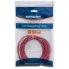 Goobay võrk patch-kaabel, Cat5e, 3m, punane, CCA, U/UTP, PVC, RJ45, kullatud kontaktid, tõmblukuta, kaitstud, eluaegne garantii