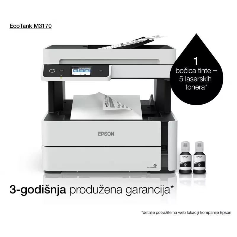 Multifunktsionaalne printer Epson EcoTank ET-M3170 tindiprinter mustvalge printimiseks