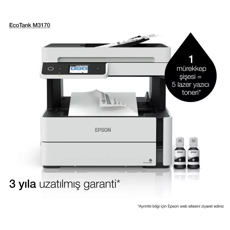 Multifunktsionaalne printer Epson EcoTank ET-M3170 tindiprinter mustvalge printimiseks