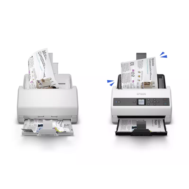 Epson WorkForce DS-870 lehtedega skanner 600 x 600 DPI A4 hall, valge