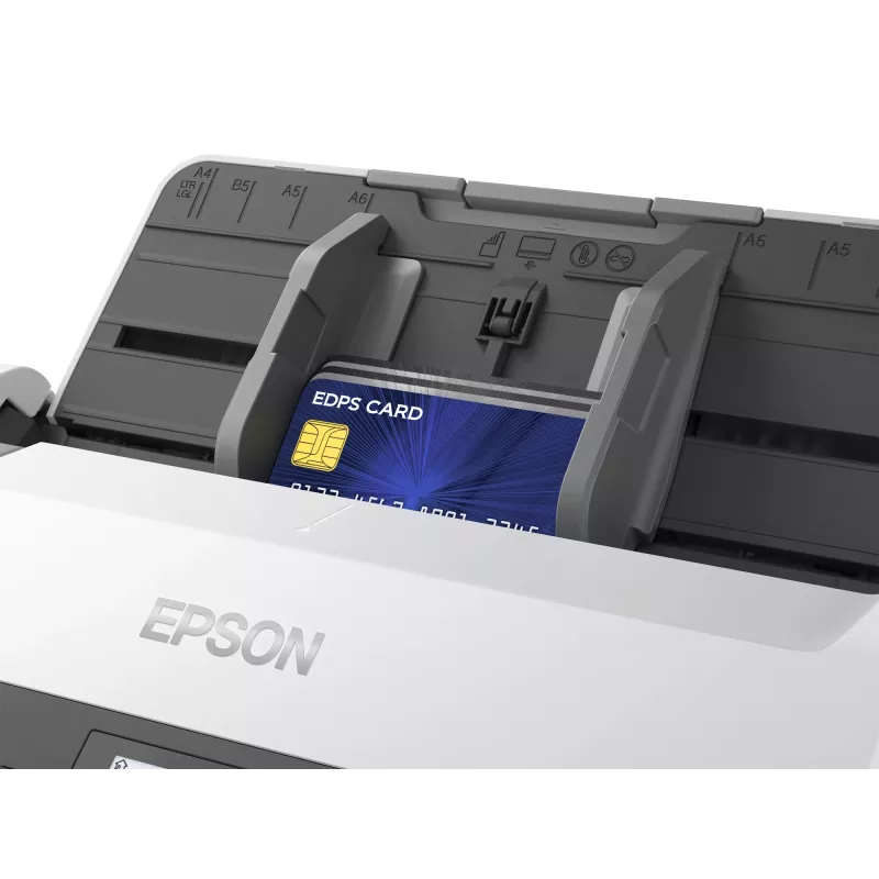 Epson WorkForce DS-870 lehtedega skanner 600 x 600 DPI A4 hall, valge