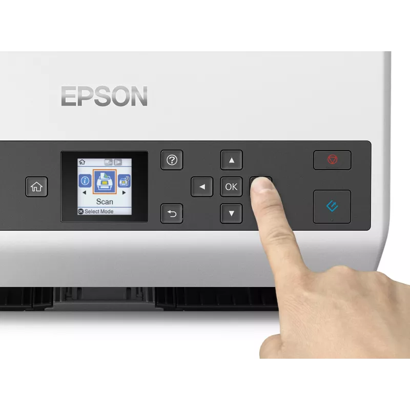 Epson WorkForce DS-970 lehtedega skanner 600 x 600 DPI A4 hall, valge