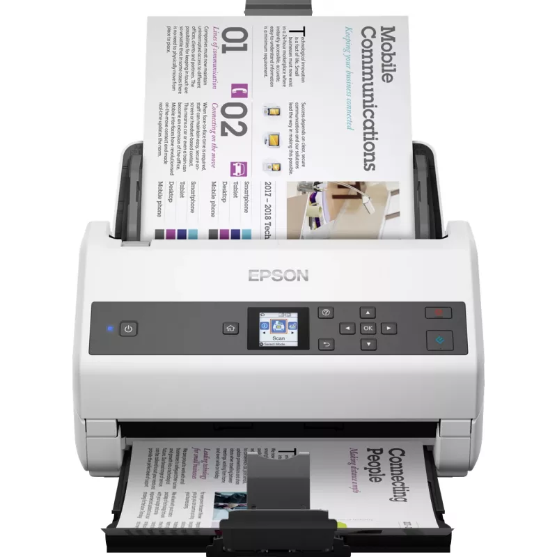 Epson WorkForce DS-970 lehtedega skanner 600 x 600 DPI A4 hall, valge