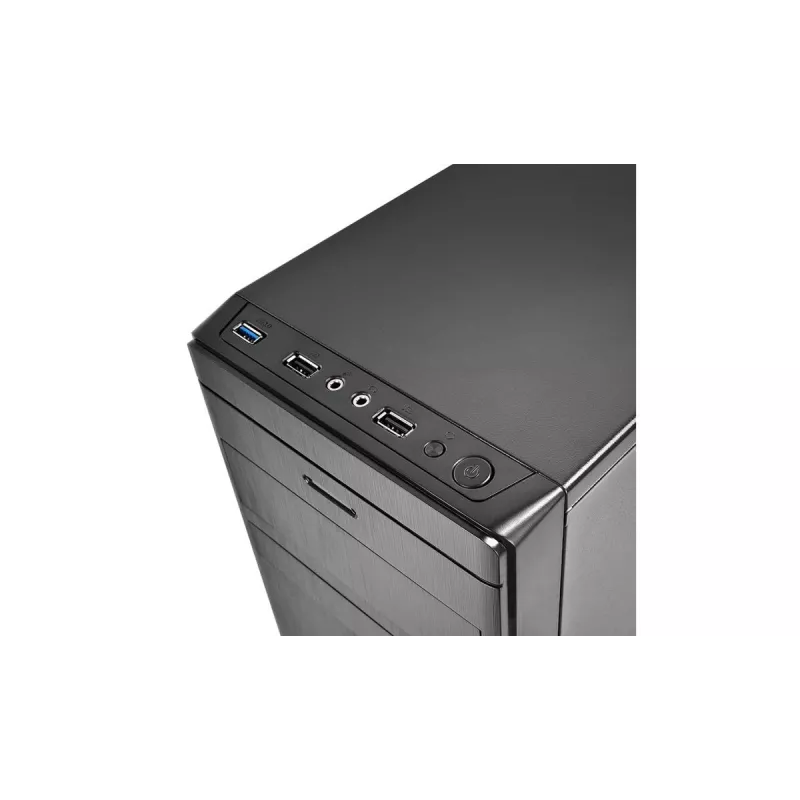 Arvuti korpus DeepCool Wave V2 Mini Tower Must — microATX/Mini-ITX, 350×175×390 mm, GPU kuni 34 cm, CPU jahuti kõrgus 14 cm