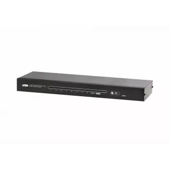 ATEN 8-pordiline HDMI CAT5e/6 jaotur, HDMI, HDMI, 1920 x 1080 pikslit, must, metall, Full HD
