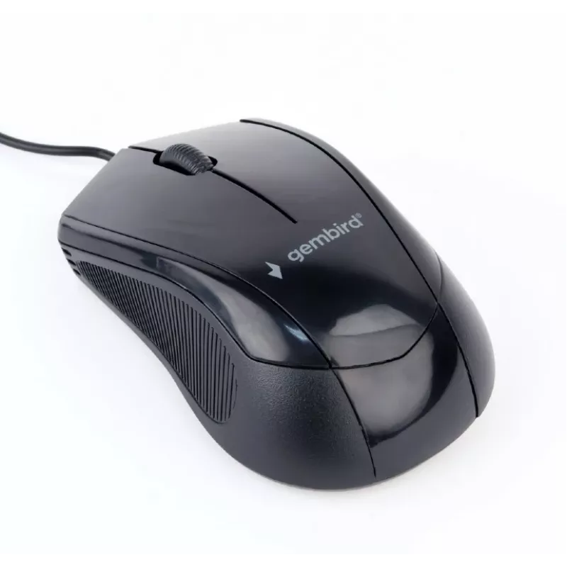 GEMBIRD hiir Optical MUS-3B-02 - 3 nupuga, kerimisrattaga, USB, must