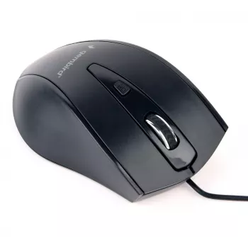 GEMBIRD USB optiline paremakäehiir MUS-4B-02 — 1200 DPI, 4 nuppu, juhtmega, must