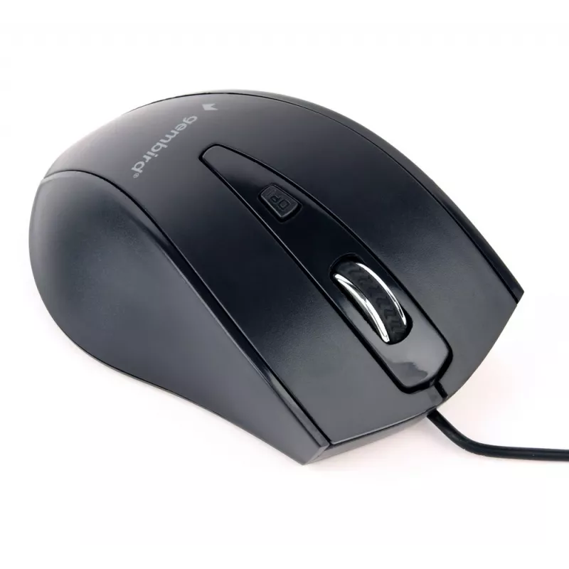 GEMBIRD USB optiline paremakäehiir MUS-4B-02 — 1200 DPI, 4 nuppu, juhtmega, must