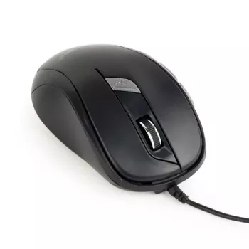 Optiline hiir GEMBIRD MUS-6B-01 – 6 nuppu, kerimisratas, USB, must