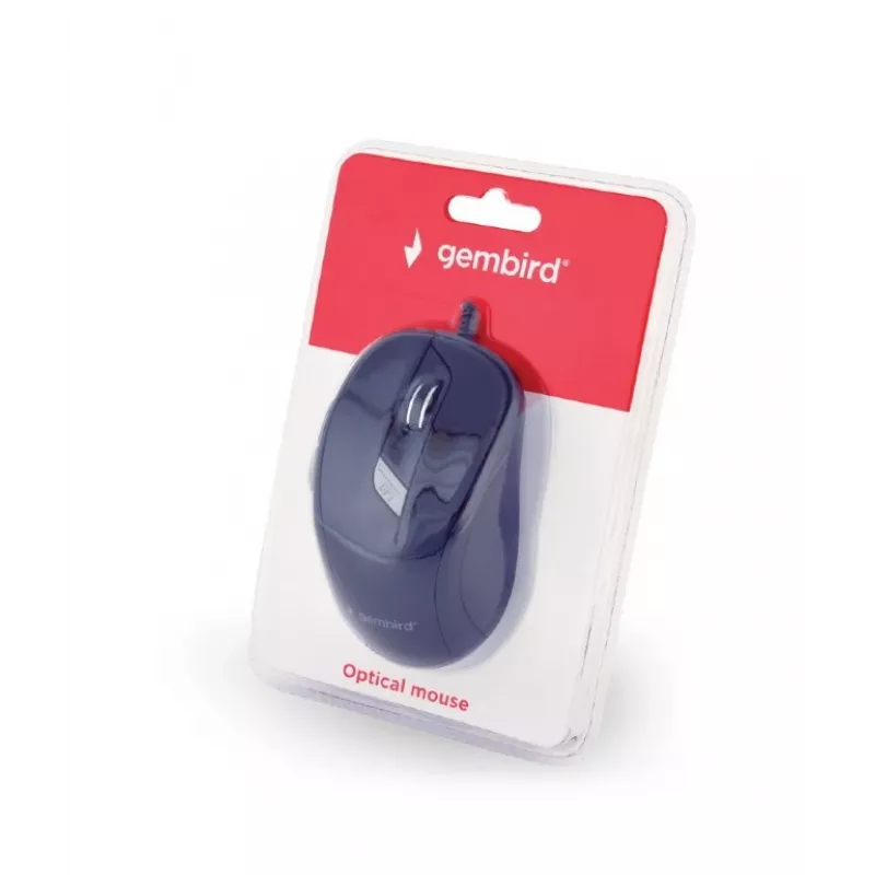Optiline hiir GEMBIRD MUS-6B-01 – 6 nuppu, kerimisratas, USB, must