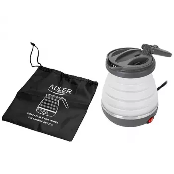Elektriline veekeetja Adler AD 1279 — 0,6 L, 750 W, plastkorpus, nuppjuhtimine, märgutuli