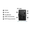 FSP iFP 1000 katkematu toiteallikas (UPS) Line-Interactive 1 kVA 600 W 2 vahelduvvoolupesa(d)