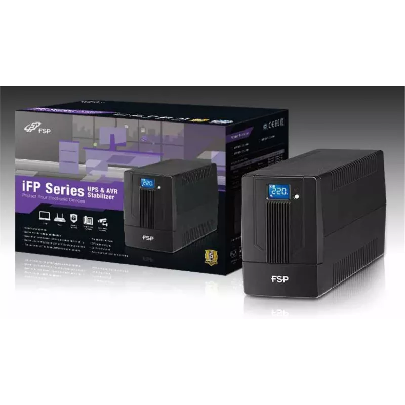 FSP iFP 1000 katkematu toiteallikas (UPS) Line-Interactive 1 kVA 600 W 2 vahelduvvoolupesa(d)