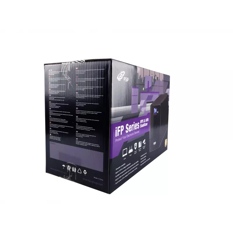 FSP iFP 1000 katkematu toiteallikas (UPS) Line-Interactive 1 kVA 600 W 2 vahelduvvoolupesa(d)