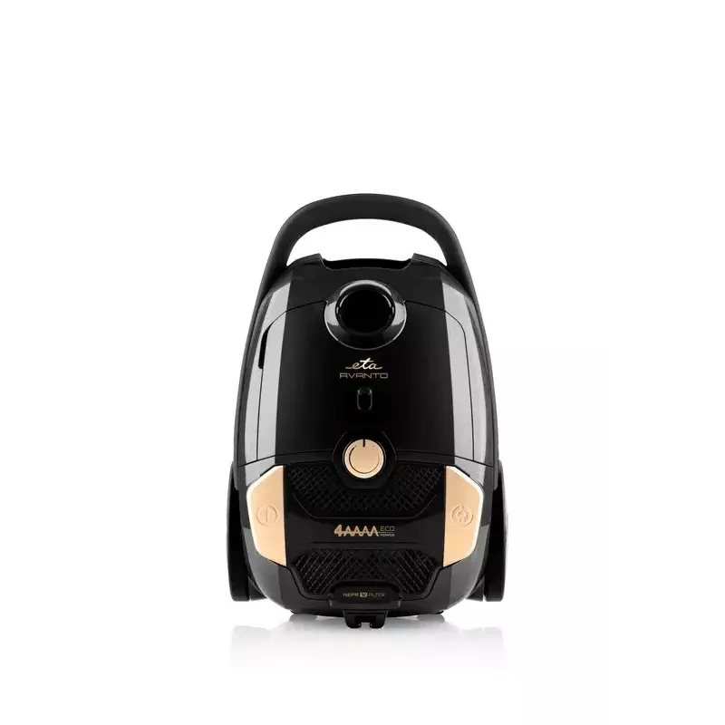 Silindertolmuimeja ETA Avanto 3 L — 800 W, 3 L tolmukott, HEPA filtreerimine, kuivpuhastus, pehme mööbel/kõvad põrandad/vaibad, must/beež