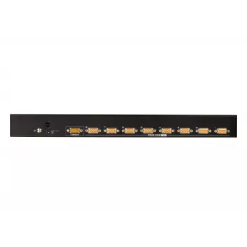 ATEN 8-pordiline USB - PS/2 VGA KVM-lüliti, 2048 x 1536 pikslit, QXGA, riiulipaigaldus, 5 W, 1U, must