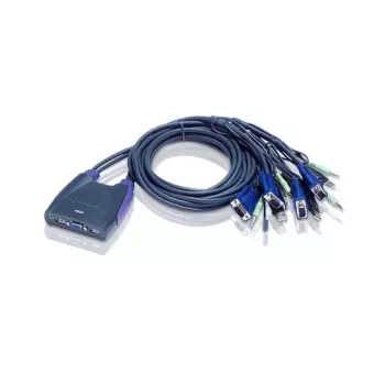 ATEN KVM-lüliti 4-pordine kaabel KVM USB + heli