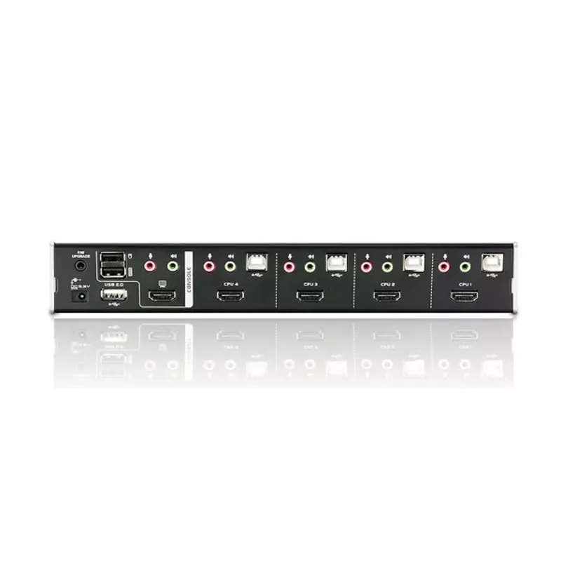 ATEN 4-pordiline USB HDMI KVM-lüliti heli ja USB 2.0 jaoturiga (KVM-kaablid kaasas)