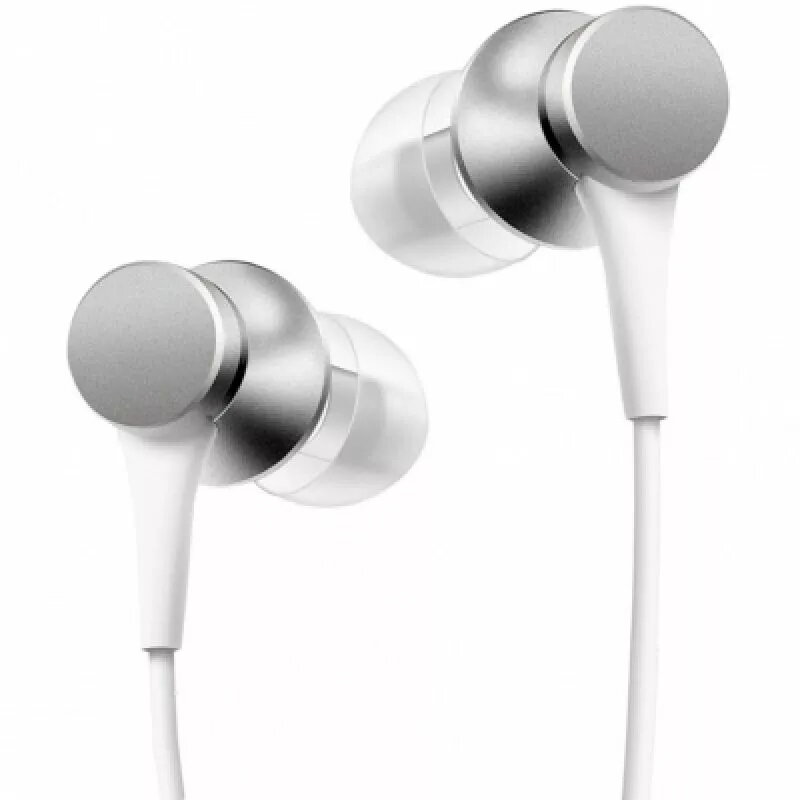 Xiaomi Mi kõrvasisesed kõrvaklapid Basic peakomplekt 3,5 mm pistik Hõbedane, Valge