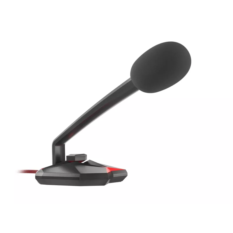 GENESIS Radium 200 must, punane arvutimikrofon